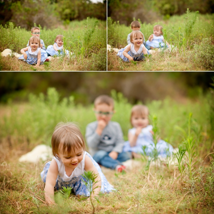 San Diego Family Photographer. Los Penasquitos Canyon. Twins, Siblings. 3 kids