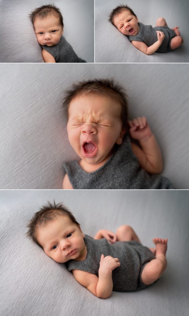 San Diego Newborn Photographer, Angela Beransky photography. baby yawn