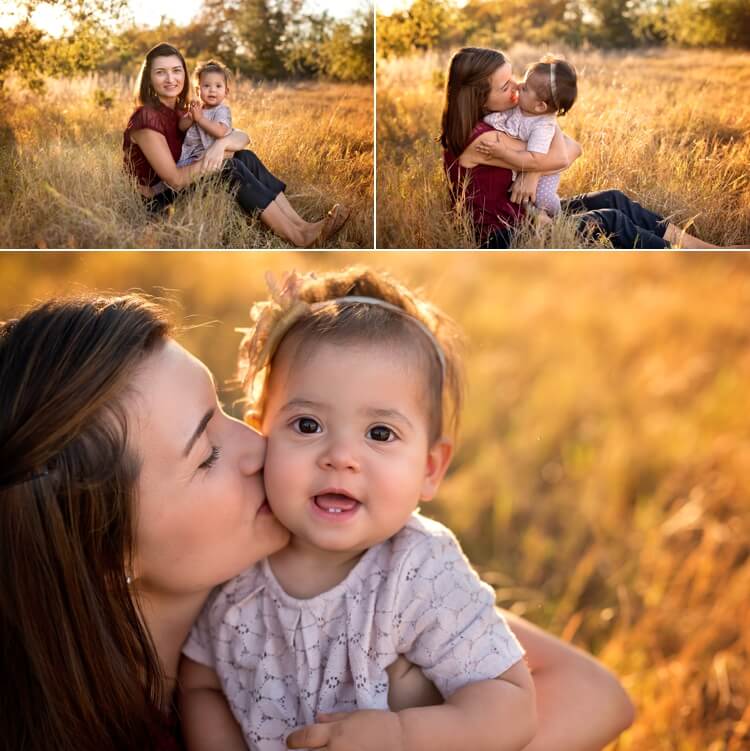 San Diego Photographer. Angela Beransky photography. Family with three kids. Los Penasquitos canyon. Sunset light. Mother and daughter.